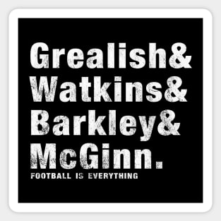 Football Is Everything - Grealish & Watkins & Barkley McGinn Sticker